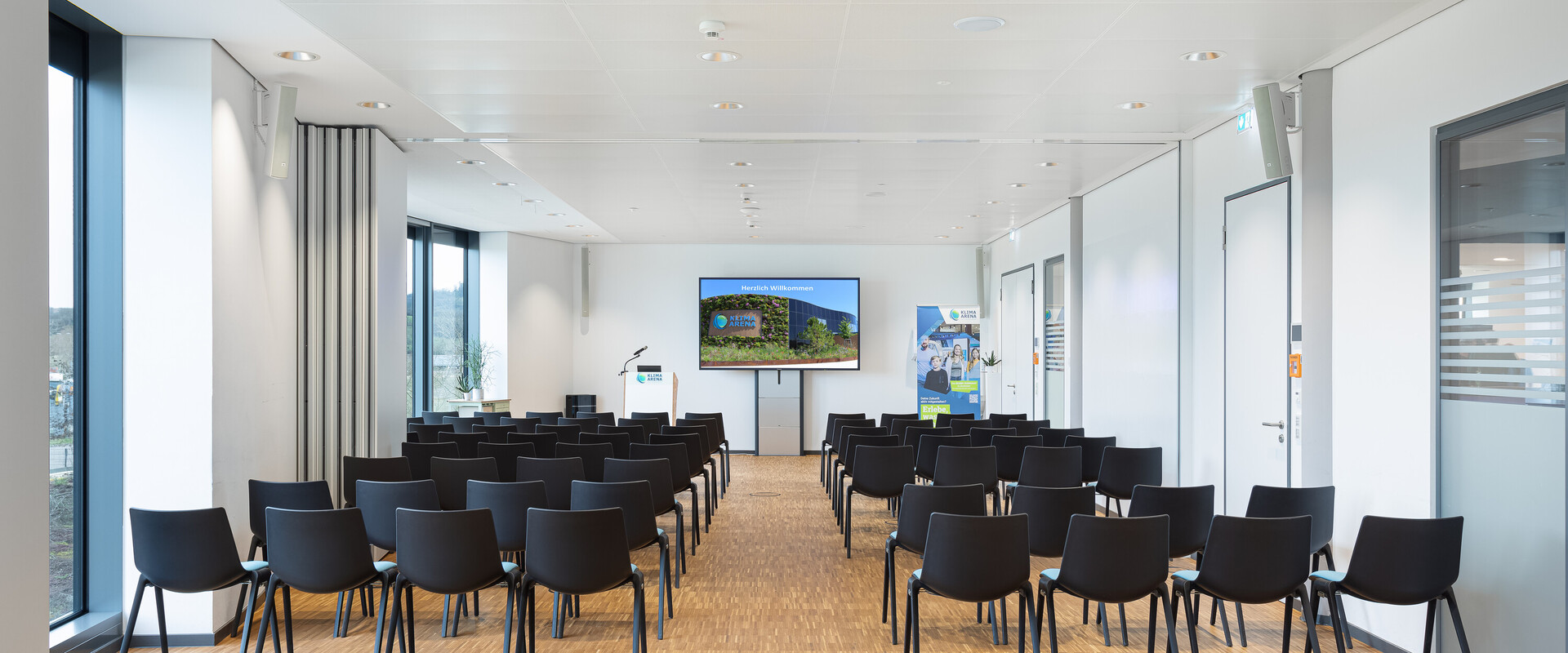 Eine Ansicht der Workshop R&auml;ume in der Klima Arena